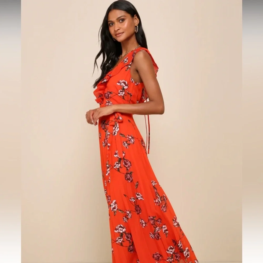 Lulus Ruffle Floral Dress - Picture 3 of 7